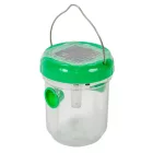 Rovar csapda szolár LED-es askasztós zöld 13cm