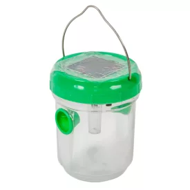 Rovar csapda szolár LED-es askasztós zöld 13cm