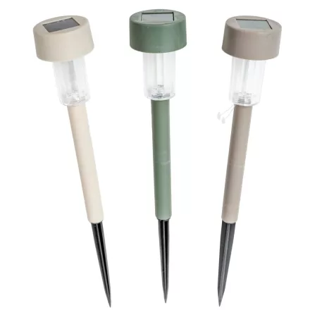 Leszúrós szolár lámpás mix 36cm