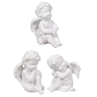 Angyal poly fehér M10cm