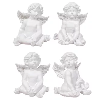 Angyal poly fehér M12cm