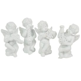 Angyal ülő hangszerrel poly M8cm