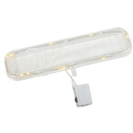 Tábla LED-es I LOVE YOU felírattal 16x4cm