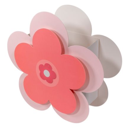 Virágdoboz rózsaszín 26x8x26cm