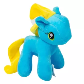 Unikornis plüss kék 19cm