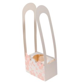 Virágtasak fehér 13x8x31,5cm