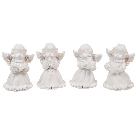 Angyal fodros ruhában poly M5cm