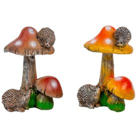 Gombapár sünivel poly M9cm