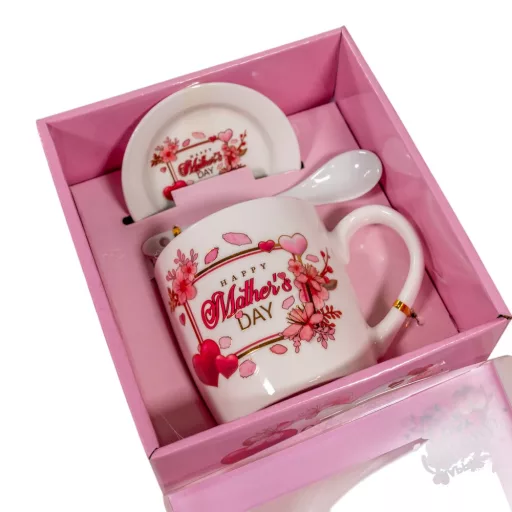 Anyák napi bögre M9cm 3db-os szett díszdobozban