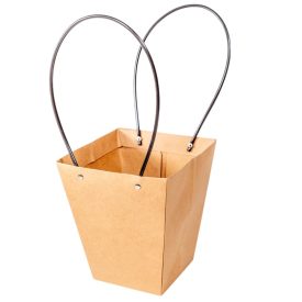 Virágtasak natúr 17x20x12cm