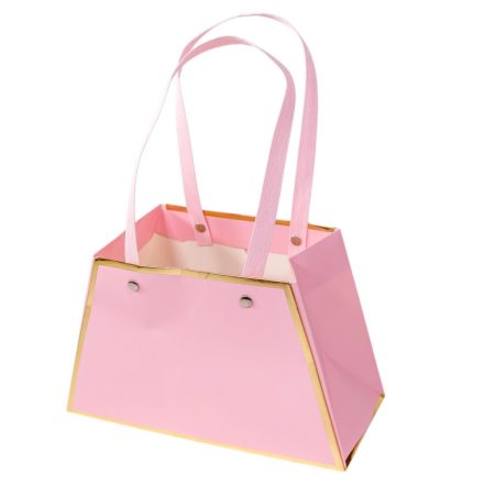 Virágtasak rózsaszín 21x10,14x10cm