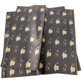 Csomagolófólia ballagás fekete 57x57cm 20db-os