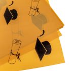 Csomagolófólia ballagás arany 57x57cm 20db-os