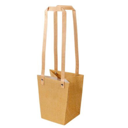 Virágtasak natúr 9,5x13x15,5cm