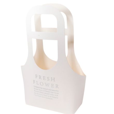 Virágtasak fehér 17x7,5x32cm