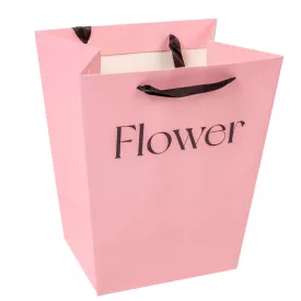 Papírtáska rózsaszín 25,5x20x30cm