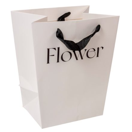 Papírtáska fehér 25,5x20x30cm