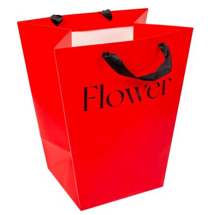 Virágtasak piros 30x18x34cm