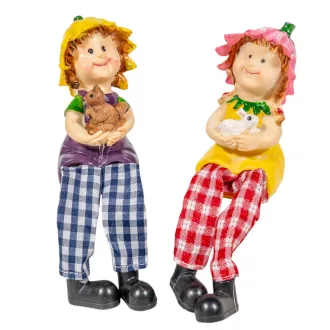 Lógólábú virággyerek poly M8cm