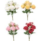 Rózsa csokor 6v. mix M45cm 24db/#