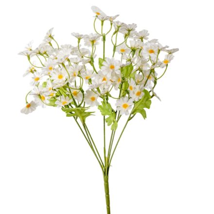 Margaréta csokor 7v. krém M42cm 24db/#