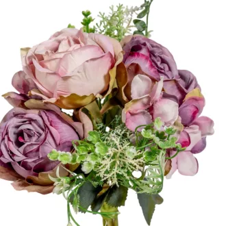 Rózsa,hortenzia köteg 7v. mix M30cm 24db/# 