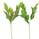 Zöld leveles ág 3ágú M77cm 24db/#