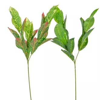 Zöld leveles ág 3ágú M77cm 24db/#