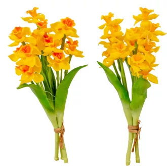 Nárcisz köteg gumi 3v. M30cm 18db/#