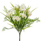 Apró virágos 12ágú krém  M42cm 12db/#