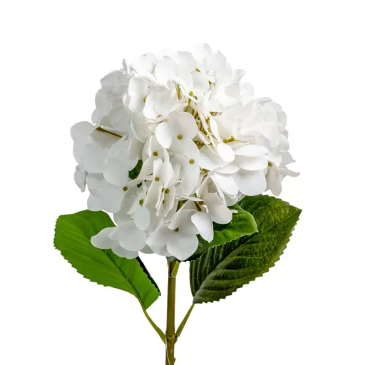 Hortenzia szálas gumi fehér M64cm 30db/#
