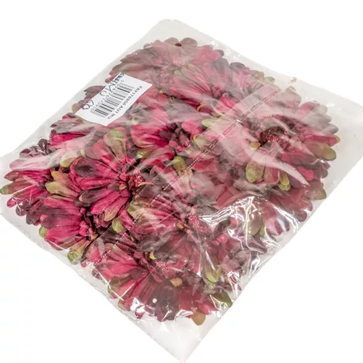 Gerbera virágfej őszi mályva D12cm 12db/csom.
