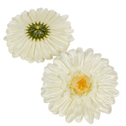 Gerbera virágfej krém D12cm 12db/csom.