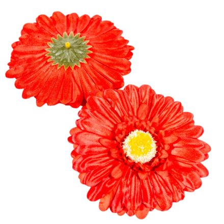 Gerbera virágfej piros D12cm 12db/csom.