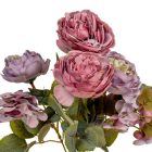 Bazsarózsa csokor 5v. mix M30cm 40db/#