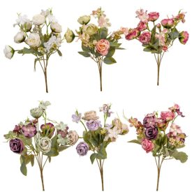 Boglárka csokor 7v. mix M33cm 40db/#