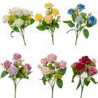 Rózsa csokor 5v. M31cm 48db/#