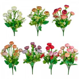 Ranunculus csokor 10v. mix M41cm 48db/#