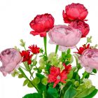 Peonia csokor 10v. M41cm 48db/#