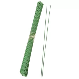 Drót szál zöld műanyag bevonat 40cm 120db/köteg