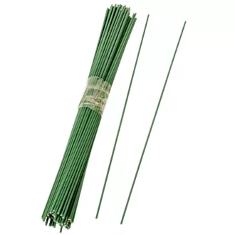 Drót szál zöld műanyag bevonat 30cm 120db/köteg