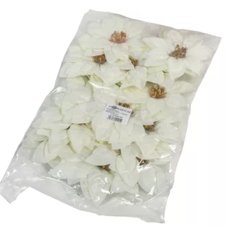 Mikulásvirág fej krém D13,5cm 24db/csom