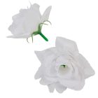 Angyalrózsa virágfej fehér D6cm 24db/csom 288db/#