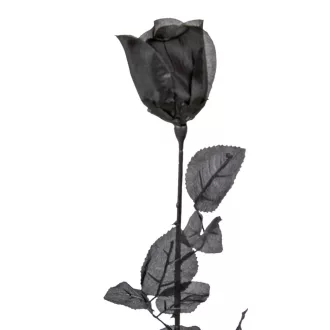 Rózsabimbó szálas fekete M75cm 36db/#