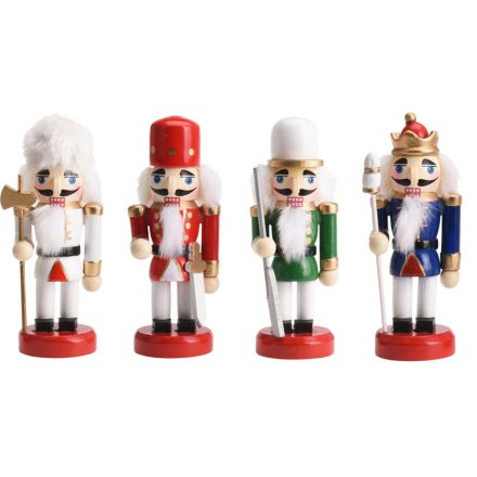 Diótörő figura fa 9cm 