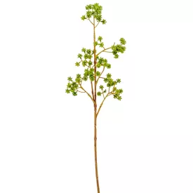 Zöld díszítő ág M66cm 24db/#