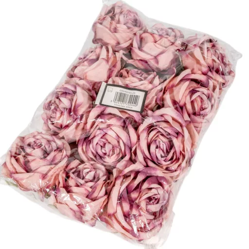 Rózsa virágfej D8cm 25 12db/csom  