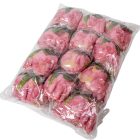 Boglárka virágfej rózsaszín D10cm 12db/csom