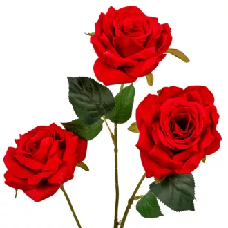 Rózsa ág 3v. bársony M84cm 24db/#