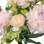 Peony csokor 7v. rózsaszín-púder M40cm 12db/#